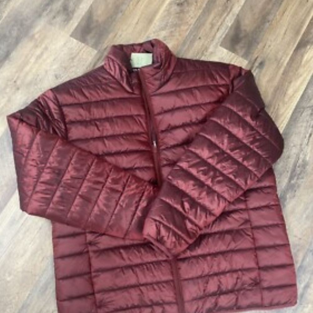NWT Goodfellow & Co Maroon Water-Resistant Jacket
